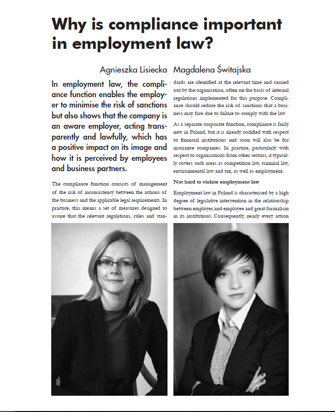 Why is compliance important in employment law